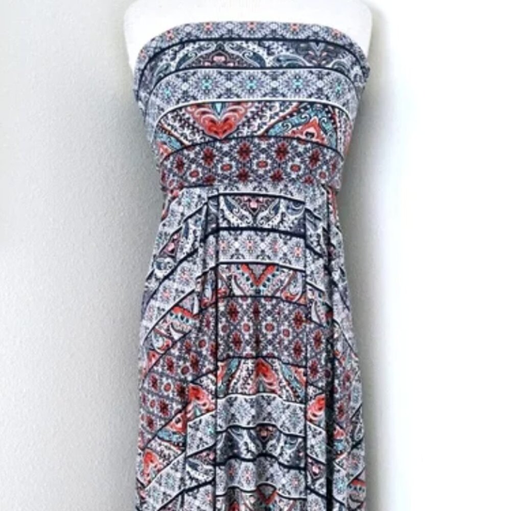 Mudd - Women's Strapless Fold Over Dress - Size: Medium